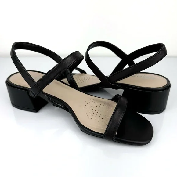 Kenneth Cole New York Women's Maisie Low Dress Sandals Black Size 6.5 - Picture 5 of 11